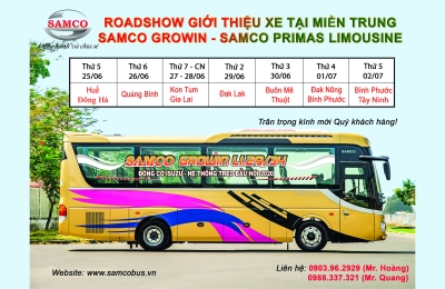 ROADSHOW GIỚI THIỆU 2 DÒNG SẢN PHẨM MỚI SAMCO GROWIN VÀ SAMCO PRIMAS LIMOUSINE